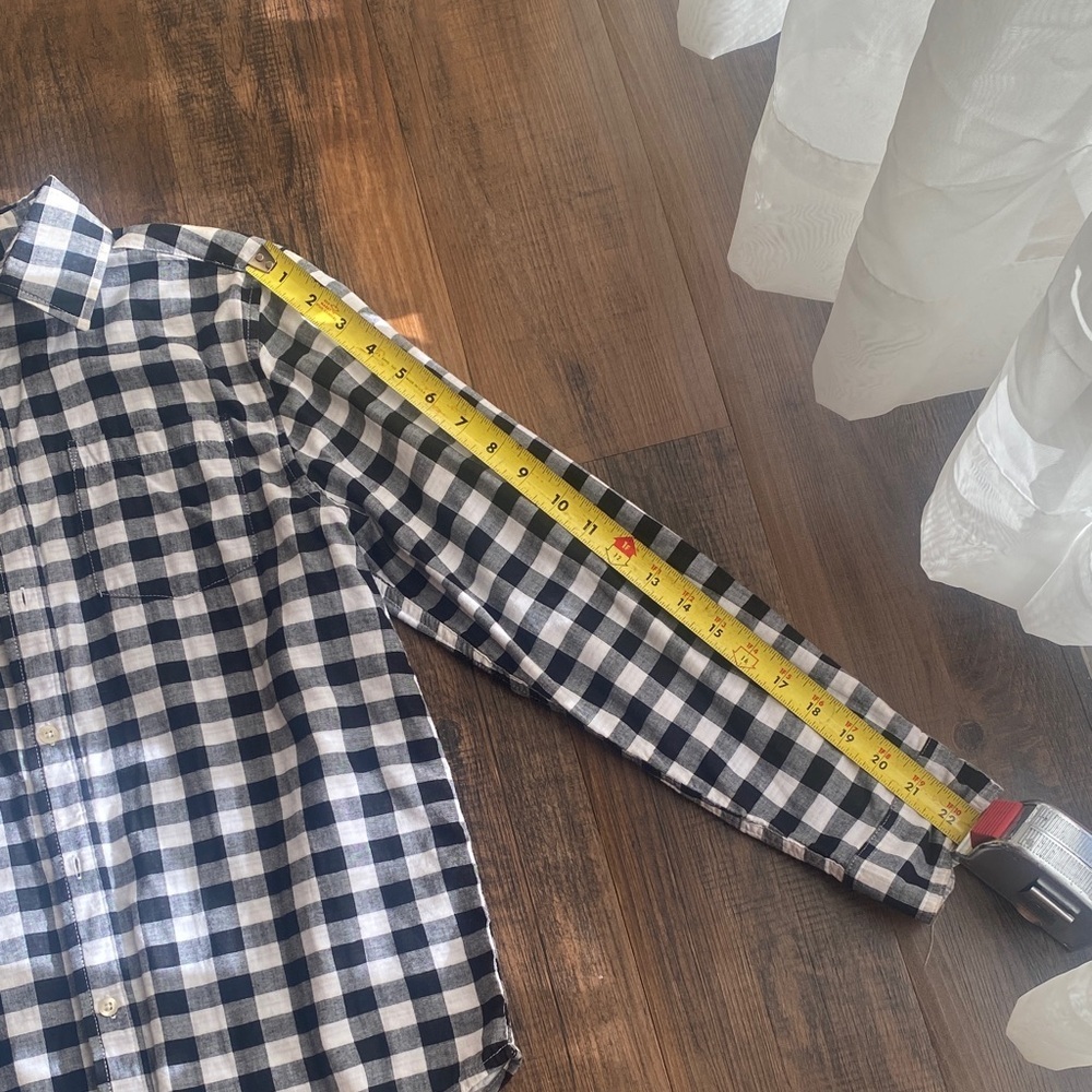 Bundle Wonder Nation Black and White Plaid Shirt - Picture 8 of 16